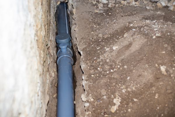 Drain Line Installation in Allen