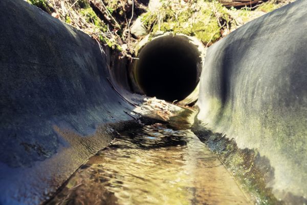 Drainage Swale Installation in Allen